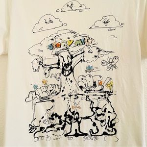 Story mfg. Embroidered Printed Grateful Unisex T-Shirt - ALFIE'S HAPPY SOIL S